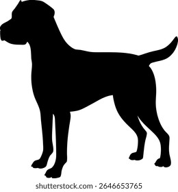 Dog, Dog sillhouette, Vector dog sillhouette.