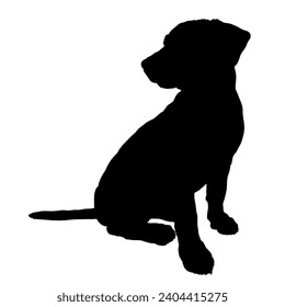 Dog sitting silhouette Breeds Bundle Dogs on the move. Dogs in different poses.
The dog jumps, the dog runs. The dog is sitting lying down is playing
