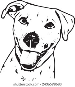 Dog Sketch and art dwrign Vactor File