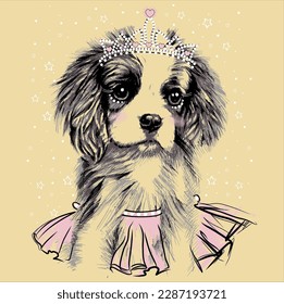 dog  skirt princess, cute, pet, animal, adorable