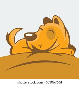 dog sleeping