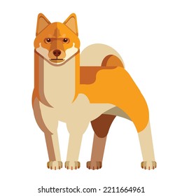 dog species cute characters vector illustration concept design 
