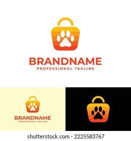 Logotipo de la tienda de perros, adecuado para cualquier negocio relacionado con perros.