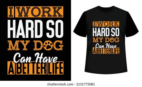 Dog stylish t-shirt and apparel trendy design with palm trees silhouettes, typography, print, vector illustration. Global swatches.
