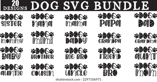 Dog svg bundle, Dog svg design