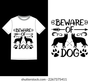 Dog SVG Craft T-Shirt Design svg