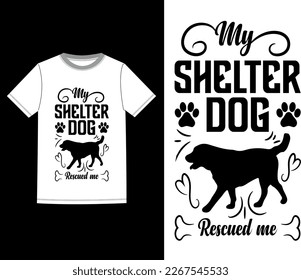 Dog SVG Craft T-Shirt Design svg