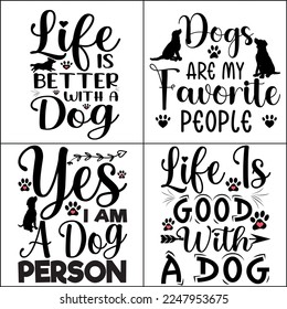 Dog SVG Cut file bundle