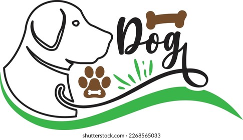 Dog svg design vector svg