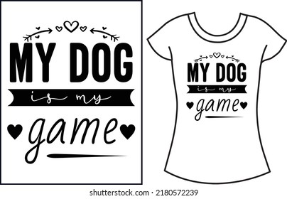 Dog svg t shirt design. Dog lover t shirt design gift for women. svg