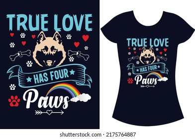 Dog svg typography t shirt design. Dog t shirt design vector. Funny gift t shirt.Dog lover.