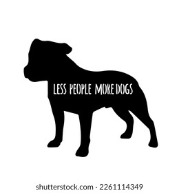 Dog Svg Vector File - head isolated on white. Hand drawn inspirational quotes about dogs. Lettering for poster, t-shirt, card, invitation, sticker, Modern brush calligraphy
