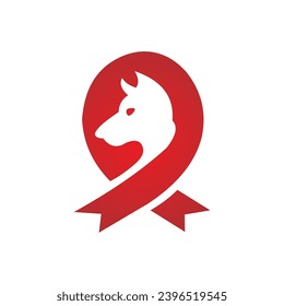 dog syimbol health medicine logo