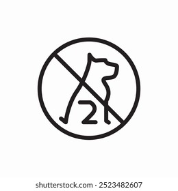 dog symbol icon sign vector