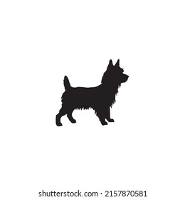 Dog symbol silhouette . Dog vector