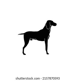 Dog symbol silhouette . Dog vector