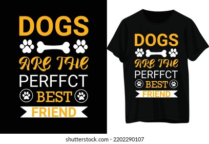 Dog T- shirt Design .