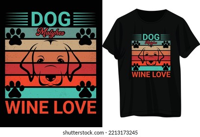 Dog T - Shirt Design .