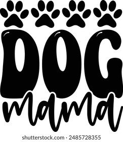 Dog T shirt Design, Dog Design Bundle, Retro Dog T shirt Design Template