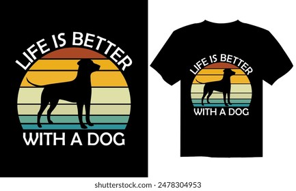 Diseño de la camiseta del perro, citas inspiradoras dibujadas a mano sobre los perros, diseño de la camiseta del perro para el amante del perro, Vector del diseño de la camiseta, Anuncio del cartel listo para imprimir