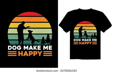 Diseño de la camiseta del perro, citas inspiradoras dibujadas a mano sobre los perros, diseño de la camiseta del perro para el amante del perro, Vector del diseño de la camiseta, Anuncio del cartel listo para imprimir