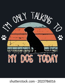 Dog t shirt design and print template. 100% vector and easy to editable.