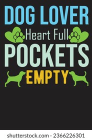 DOG T SHIRT DESIGN AND DOG TYPOGRAPHY POSTER DESIGN