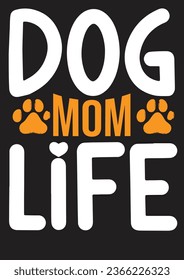 DOG T SHIRT DESIGN AND DOG TYPOGRAPHY POSTER DESIGN