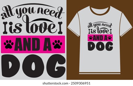 Dog t shirt design, Typography Custom Dog T Shirt Design