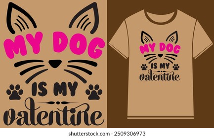 Dog t shirt design, Typography Custom Dog T Shirt Design