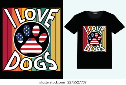 Dog t shirt design vector