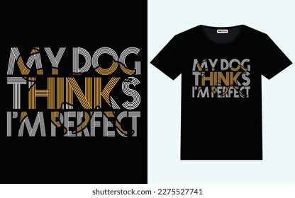 Dog t shirt design vector