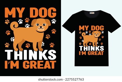 Dog t shirt design vector