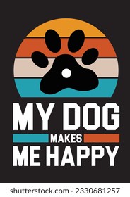 DOG T SHIRT DESIGN.

YOU CAN USE:

T Shirt, Mug, Wall Art, Hoodies, Cut machines, Vinyl decals, Clothes printing, Printable decoration, Poster, Invitation design, Stickers, Bags, and much more.

