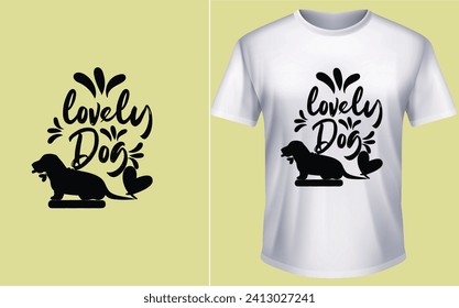 dog t shirt. dog lover t shirt. dog lover design. love t shirt. vector t shirt. print. color changeable. 