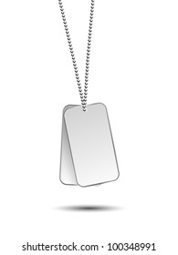 dog tags, eps10