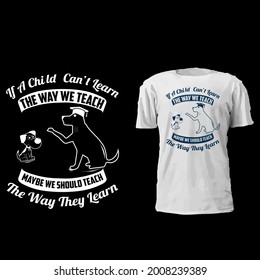 Dog teaching t shirt design here