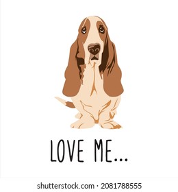 Dog themed logo, animal vector Illustration