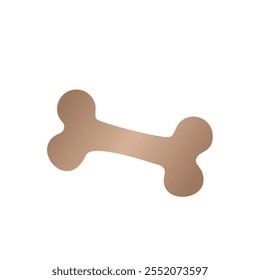 dog toy bones on white background