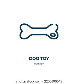Dog Toy Icon. Linear Vector Illustration From Pet Shop Collection. Outline Dog Toy Icon Vector. Thin Line Symbol For Use On Web And Mobile Apps, Logo, Print Media.