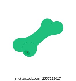 Dog Toy, Veterinary Flat Vector Illustration