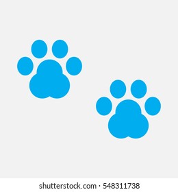 dog track, icon, vector illustration eps10