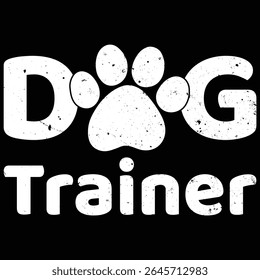 Dog trainer 2 graphic Dog trainer design