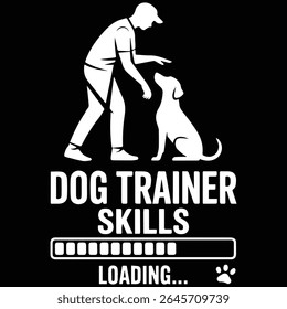 Dog trainer skills graphic design