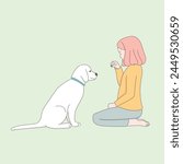 Dog training, child and dog training, dog training, dog training