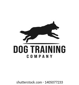 Dog training company logo design