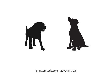 dog training logo icon vector isolated