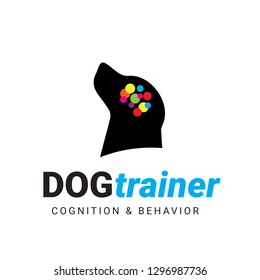 Dog Training Logo . Dog psychology and behavior icon.