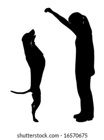 Dog training (obedience): command up
