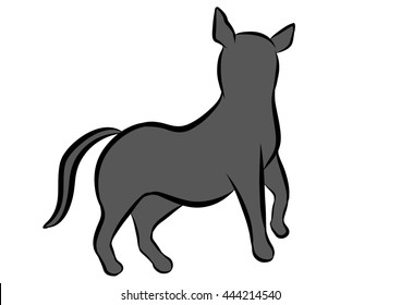dog training poses
